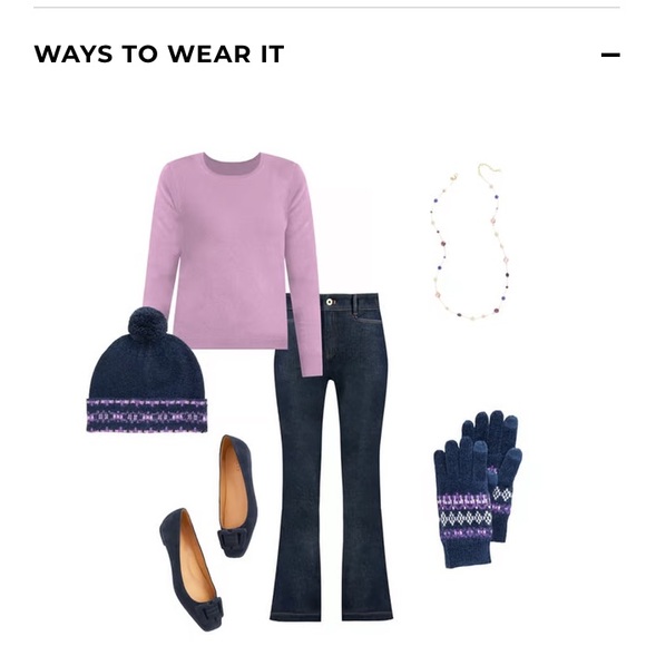 Talbots Purple Women's Sweater - Picture 7 of 8